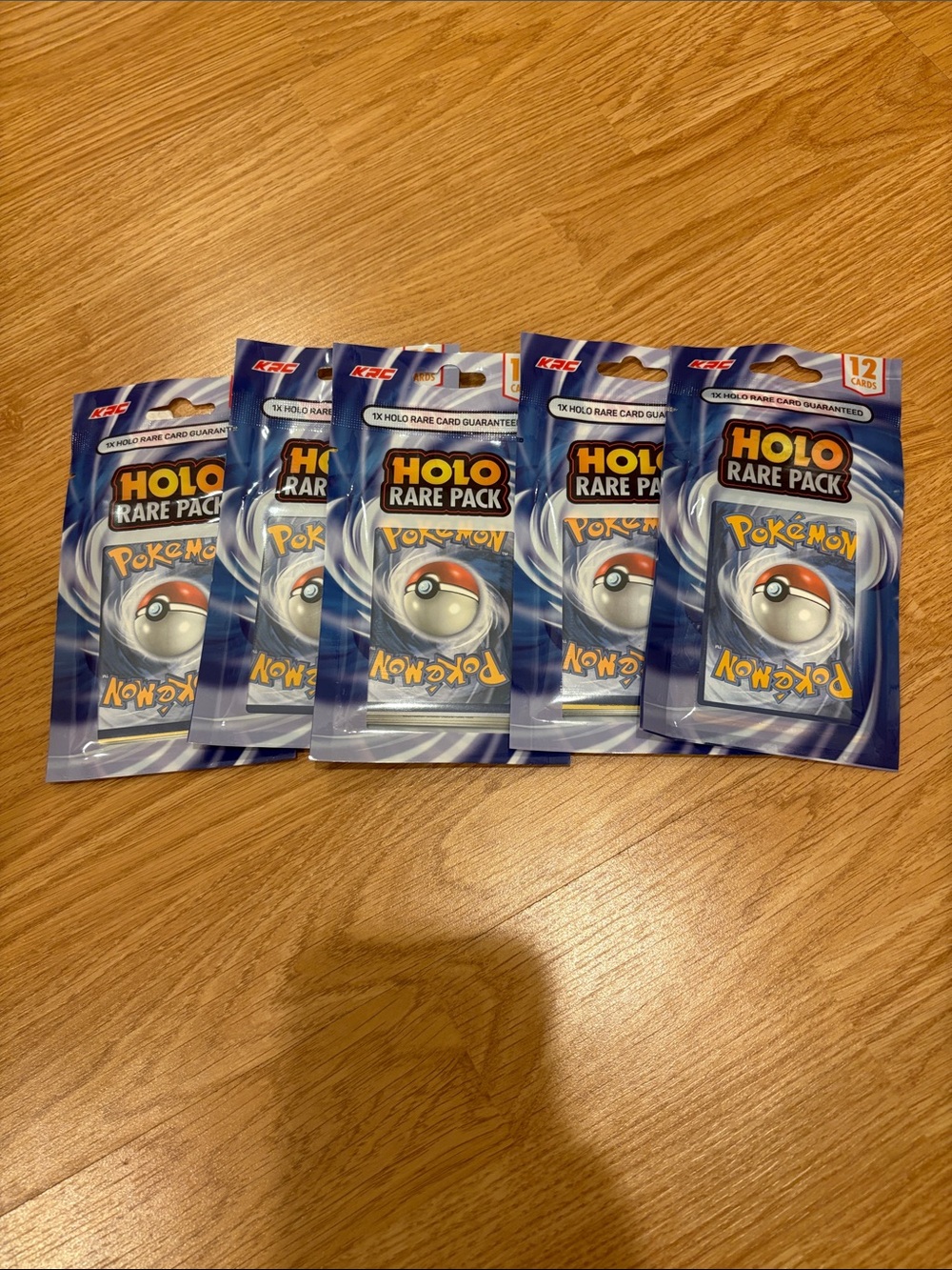 Pokemon Holo Rare Pack Blue (5-Pack)